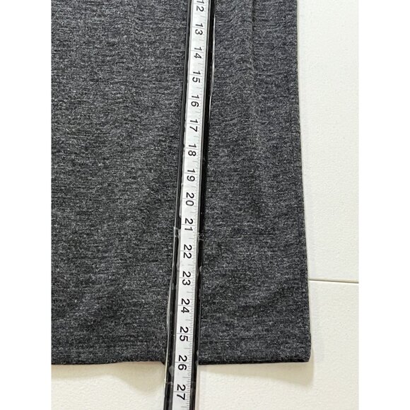 Loft Gray Pencil Skirt Womens XS Midi Stretch Pull On Work Office Casual - Picture 12 of 13